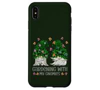 Floral Gnomes Gardening with My Gnomies for Funny Gardener Coque pour iPhone XS Max