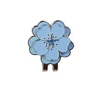 Floral Golf Marker Hat Clip Zinc Alloy Fashion Accessory for Women Portable Floral Golf Marker with Clip Zinc Alloy Fashion Pin