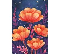 Floral Graph Paper Notebook: 150 Pages | 6 x 9 Grid Journal for Maths, Sketching & Planning