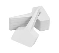 Floral Identifier Tags, Waterproof Plant Markers, Heavy Duty Writing with Ink Friendly Panel, Reusable PVC Label Set, Clean Modern Stake Style, Greenhouse Accessories for Balcony and Garden Use