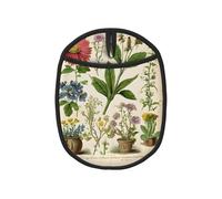 Floral in the Old Book - Tapis de cuisson multifonction en silicone pour four, résistant à la chaleur, antidérapant, accessoire de cuisine sûr, dessous de plat approuvé par le chef.