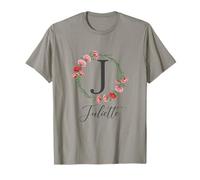 Floral Juliette Nom Fleurs Nom Personnalisé Juliette T-Shirt