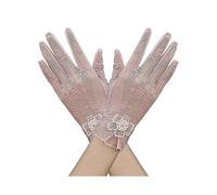 Floral Lace Gloves for Wedding Opera Party Flapper Lace Gloves Stretchy Adult Sizewomen's Spring And Summer Thin Touch Screen Gloves Sunscreen Gloves