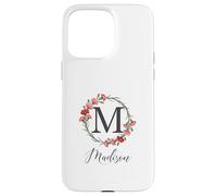 Floral Madison Nom Fleurs Nom Personnalisé Madison Coque pour iPhone 15 Pro Max