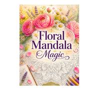 Floral Mandala Magic: 60 Relaxing Designs for Mindfulness & Stress Relief: Take a Break and Color Your Way to Calm with Beautiful Floral Mandalas for Adults