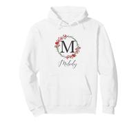 Floral Melody Nom Fleurs Nom Personnalisé Melody Sweat à Capuche