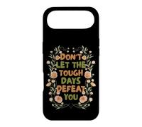 Floral Motivational Don't Let The Tough Days Defeat You Coque pour iPhone Air