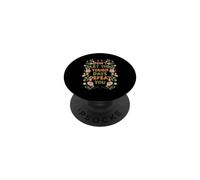 Floral Motivational Don't Let The Tough Days Defeat You PopSockets PopGrip Adhésif