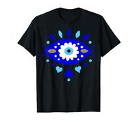 Floral Nazar Protection du cœur bohème Spirituel dans Le Mauvais œil T-Shirt Graphique avec Valeur