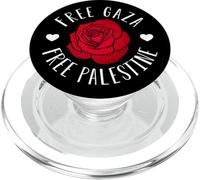 Floral Palestine Free Palestine Gaza Palestinian Support PopSockets PopGrip pour MagSafe