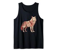 Floral Patchwork Loup Boho Cottagecore Nature Débardeur