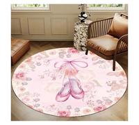 Floral Pattern Round Carpet for Living Room Bedroom Mat Easy to Clean Festive Atmosphere Decorated Home Decorative Rug(Color03,Diameter 160cm)