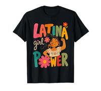 Floral pour l'émancipation des Filles Latines T-Shirt Graphique avec Valeur