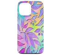 Floral Purple Spring Motif Danish Pastel Aesthetic Flower Coque pour iPhone 13 Pro Max
