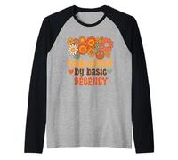 Floral Radicalisé par la décence de base Femmes Fille Equal Rights Manche Raglan