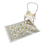 Floral Runners for Hallways,Washable Black Kitchen Runner Rug Non-Slip Rubber Backing, Ultra-Thin Soft Patterned Indoor(Q-2508266805,160x200CM)