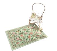 Floral Runners for Hallways,Washable Black Kitchen Runner Rug Non-Slip Rubber Backing, Ultra-Thin Soft Patterned Indoor(Q-2508266808,180x260CM)