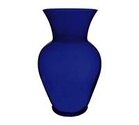 Floral Supply Online Vase de Jardin de Printemps Bleu Cobalt de 26,7 cm et livret de Guide des Fleurs - Vase décoratif en Verre pour Arrangements Floraux, Mariages, décoration d'intérieur ou de