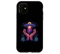 Floral UFO Alien Core Space Flower Secret Touch Coque pour iPhone 11