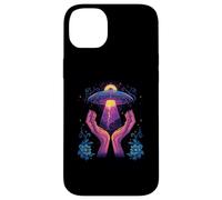 Floral UFO Alien Core Space Flower Secret Touch Coque pour iPhone 14 Plus
