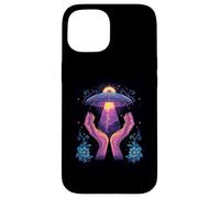 Floral UFO Alien Core Space Flower Secret Touch Coque pour iPhone 15
