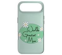 Floral Worlds Greatest Mum Daisy Flowers for The Best Mum Coque pour iPhone Air