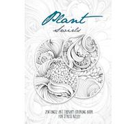Florale Muster Zentangle Therapie Malbuch für Erwachsene: Zentangle Blumen Muster Malbuch für Erwachsene | Muster zur Beruhigung und Stress Abbau | Blumen Therapie Ausmalbuch Erwachsene | A4