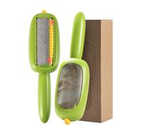 FloralGrace 1 pièce Rouleau Anti-Bouloches réutilisable, Brosse à Peluches, Outil Lavable pour enlever Les Poils d'animaux sur vêtements et Meubles (Vert)