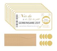 FloralGrace 8 pièces de Cartes à gratter DIY avec enveloppes, Bons à remplir soi-même, avec 8 enveloppes en Papier Kraft et 8 Films à gratter en Forme de cœur, créer Ses Propres Cartes à gratter,