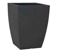 Floralo Marino Pot de Plantation carré résistant au Gel Noir Granite 30 x 40 cm