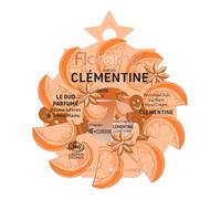 FLORAME-Coffret duo parfumé clémentine coloris orange Cosmos Organic