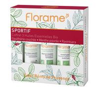 FLORAME-Coffret Sportif flacons 3 x 10 ml rouge