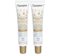 Florame Crème repulpante anti-âge BIO lys blanc Pour La Peau 2x40 ml