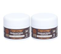 Florame Déodorant Homme Charbon Végétal 2x50 g
