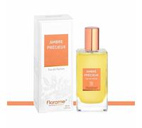 Florame Eau de Parfum Ambre Précieux 50 ml - Notes Orientales & Chaudes - Encens, Vanille, Patchouli - Fabriquée en France