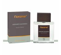Florame Eau de Toilette Homme Agrumes Sauvages 100 ml - Notes Hespéridées & Aromatiques - Citron, Basilic, Vétiver - Fabriquée en France