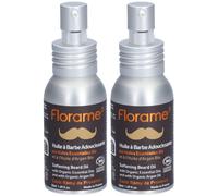 Florame Huile à barbe adoucissante homme BIO cèdre & argan 2x50 ml