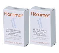 Florame Mèches de Recharge pour Diffuseur Prise Ultrasonique d'Huiles Essentielles Accessoire(S) 2x2x2 pc(s)