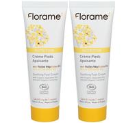 Florame NUTRITION Crème Pieds Apaisante Pour La Peau 2x75 ml
