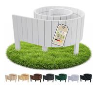 Floranica Bordure Jardin H30 x L200 cm Blanc Bord Droit