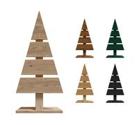 Floranica sapin de Noël en bois naturel sapin 60x27 cm décoration de Noël sapin en bois de mélèze fait main non traité