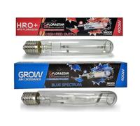 FLORASTAR Pack 2 Ampoules Horticoles 400W - MH 6000K Croissance & HPS 2000K Floraison - Culot E40