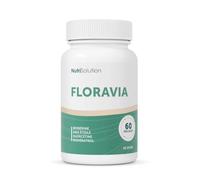 Floravia par NutriSolution - Chicorée, Badiane, Ail Noir, Quercétine, Resvératrol - Zinc et Vitamines B3 et D3 - 60 Gélules Végétales - 1 Mois - Marque Française