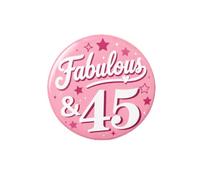 FloraVigo Badge d'anniversaire de 18 ans, épingle ronde de 76 mm - Badge de fête unisexe ; convient pour les cadeaux d'anniversaire, les célébrations de passage à l'âge adulte et les décorations de