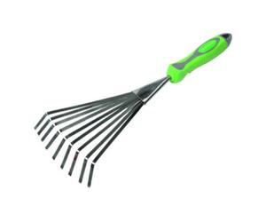 Floraworld floraworld Balai éventail en acier inoxydable, poignée ergonomique Quantité:1