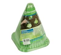 Floraworld floraworld Chapeau de plante lot de 10 en plastique, vert Quantité:1