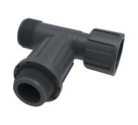 Floraworld floraworld Raccord en T avec valve AG 25mm (1") / IG 25mm (1") - Quantité:5