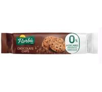 Florbu Cookies au Chocolat 0% Sucres Ajoutés, Pack de 3 Paquets de 120g, Pour Diabétiques ou Régimes, Goût Chocolat sans Sucre