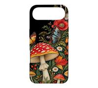 Flore de Champignons Amanita botanique Vintage Coque pour iPhone Air