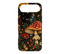 Flore de Champignons Amanita botanique Vintage Coque pour iPhone Air